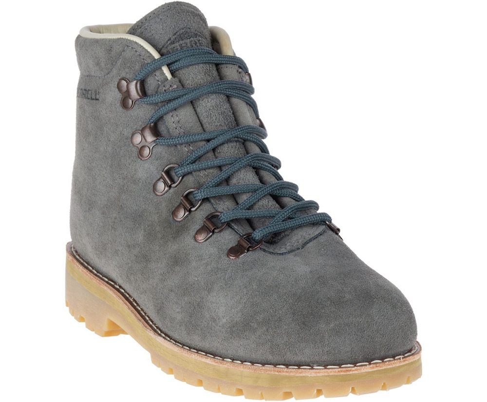 Merrell Støvler Herre - Wilderness Usa Suede - Grå - RDT097312